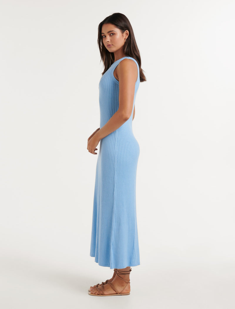 Molly A-Line Wide Rib Knit Dress Forever New