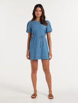 Zola Denim Swing Dress Forever New