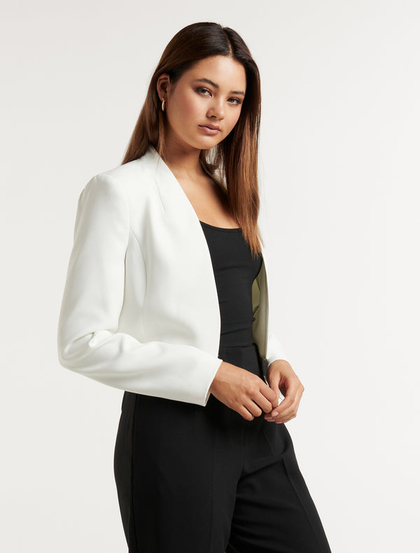 Carla Cropped Jacket Forever New