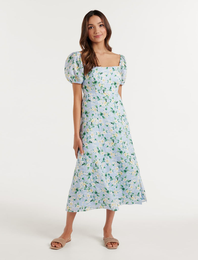 Forever new linen dress top