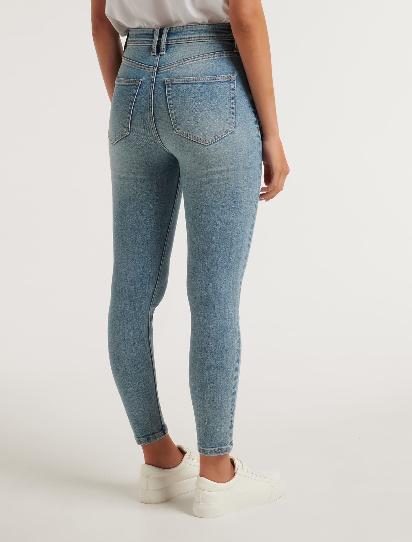 Ashley Mid-Rise Ankle Skinny Jeans Forever New
