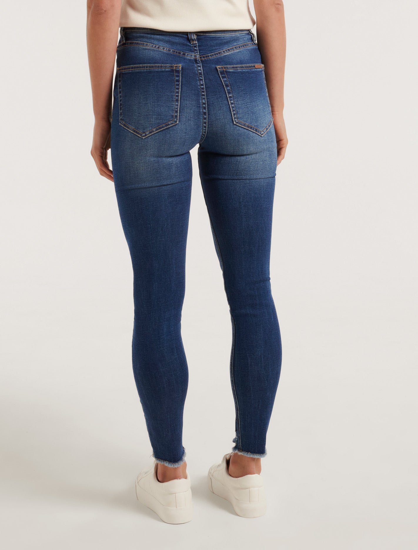 Ashley Mid-Rise Ankle Skinny Jeans Forever New