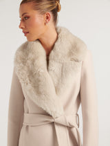 Nicole Fur Collar Coat Forever New