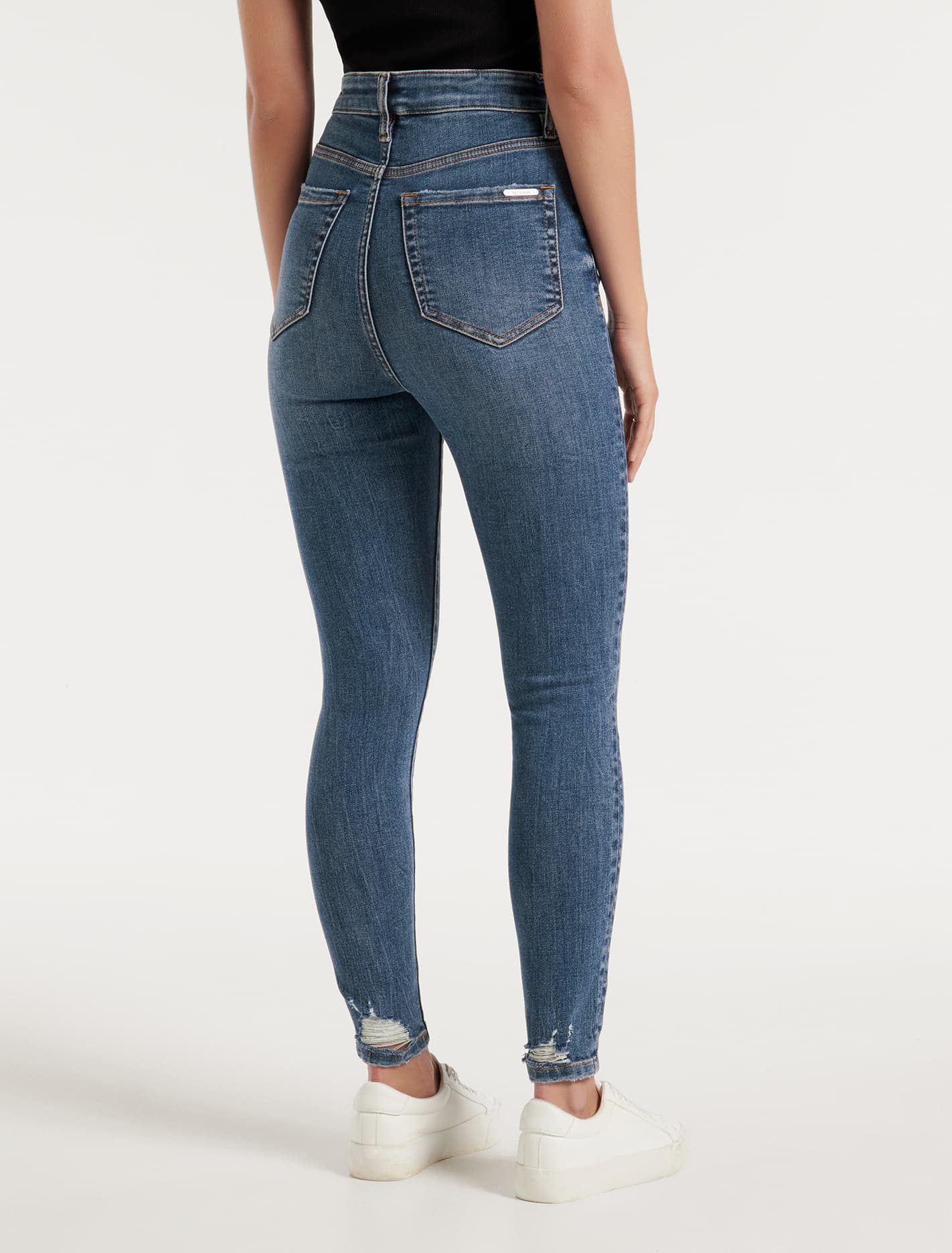 Mila Cropped High-Rise Skinny Jeans Ballito | Forever New