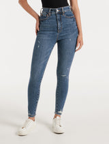 Mila Cropped High-Rise Skinny Jeans Ballito Forever New