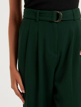 Elizabeth Petite Belted Tapered Pants Forever New
