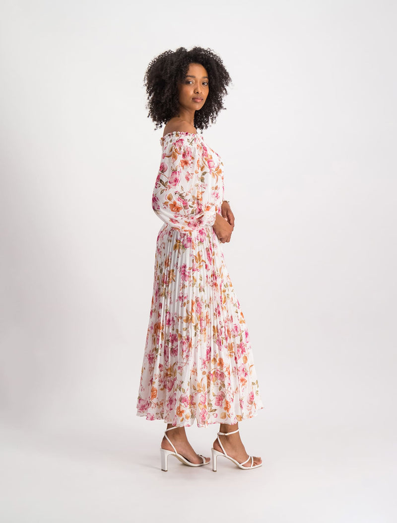 Taylor Off Shoulder Midi Dress Forever New