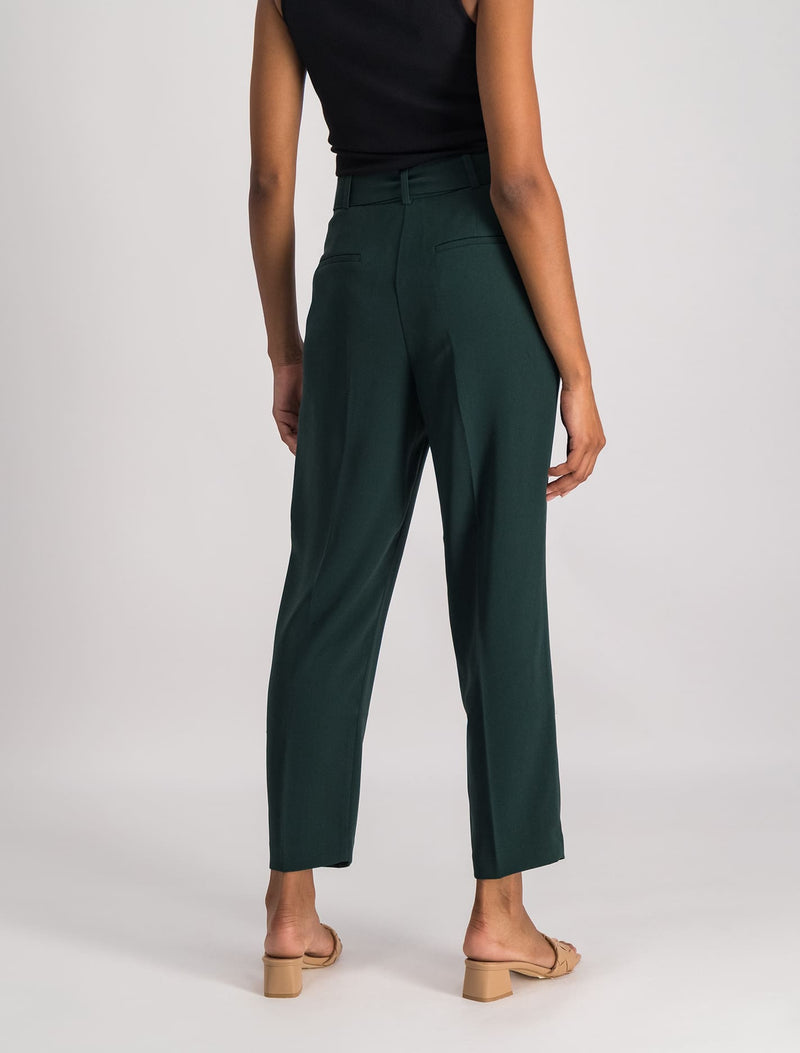 Elizabeth Petite Belted Tapered Pants Forever New